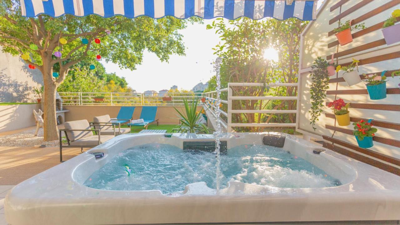 New Delux Green Garden Apartment With Hotube **** Split Eksteriør bilde
