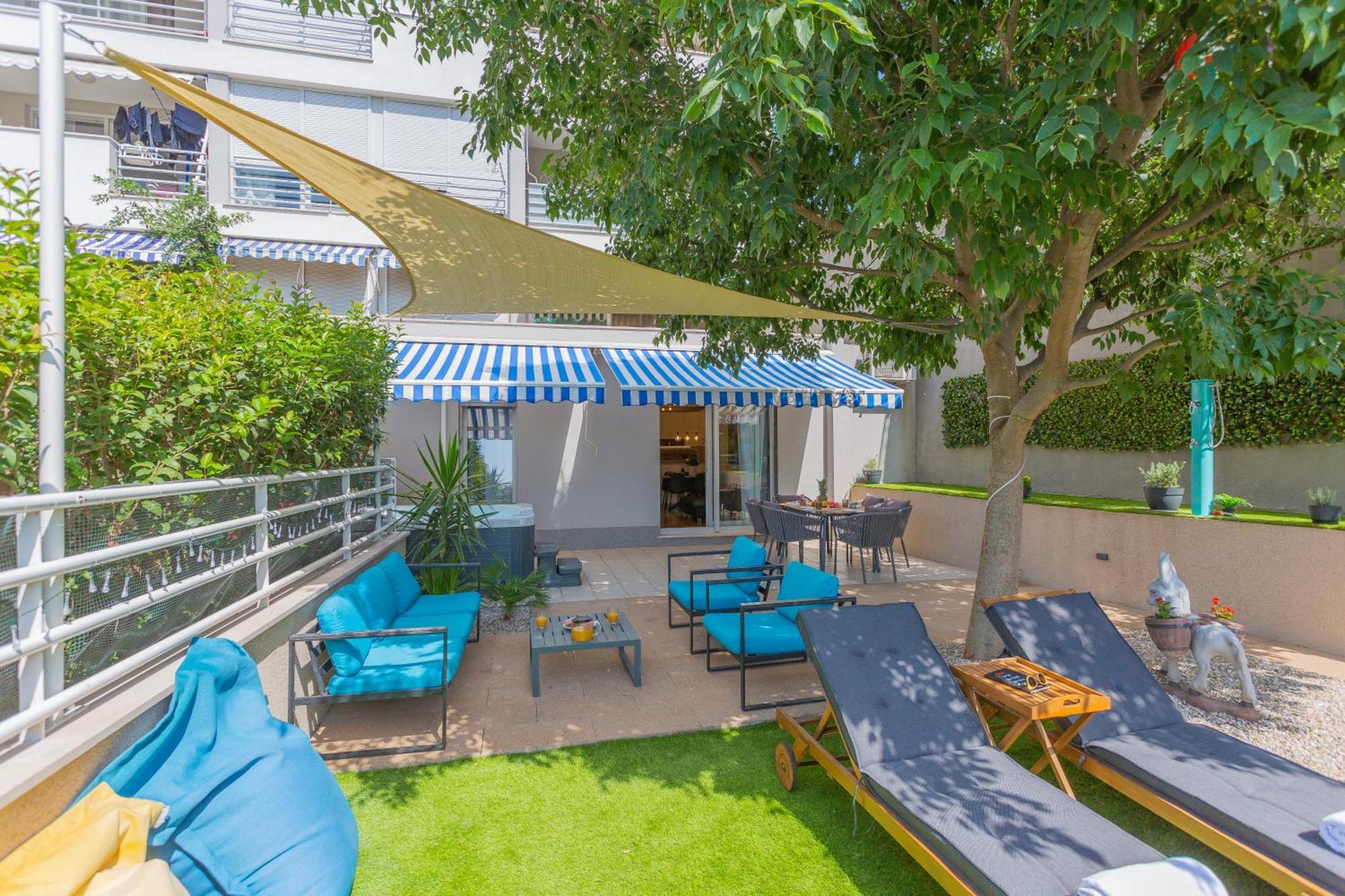 New Delux Green Garden Apartment With Hotube **** Split Eksteriør bilde
